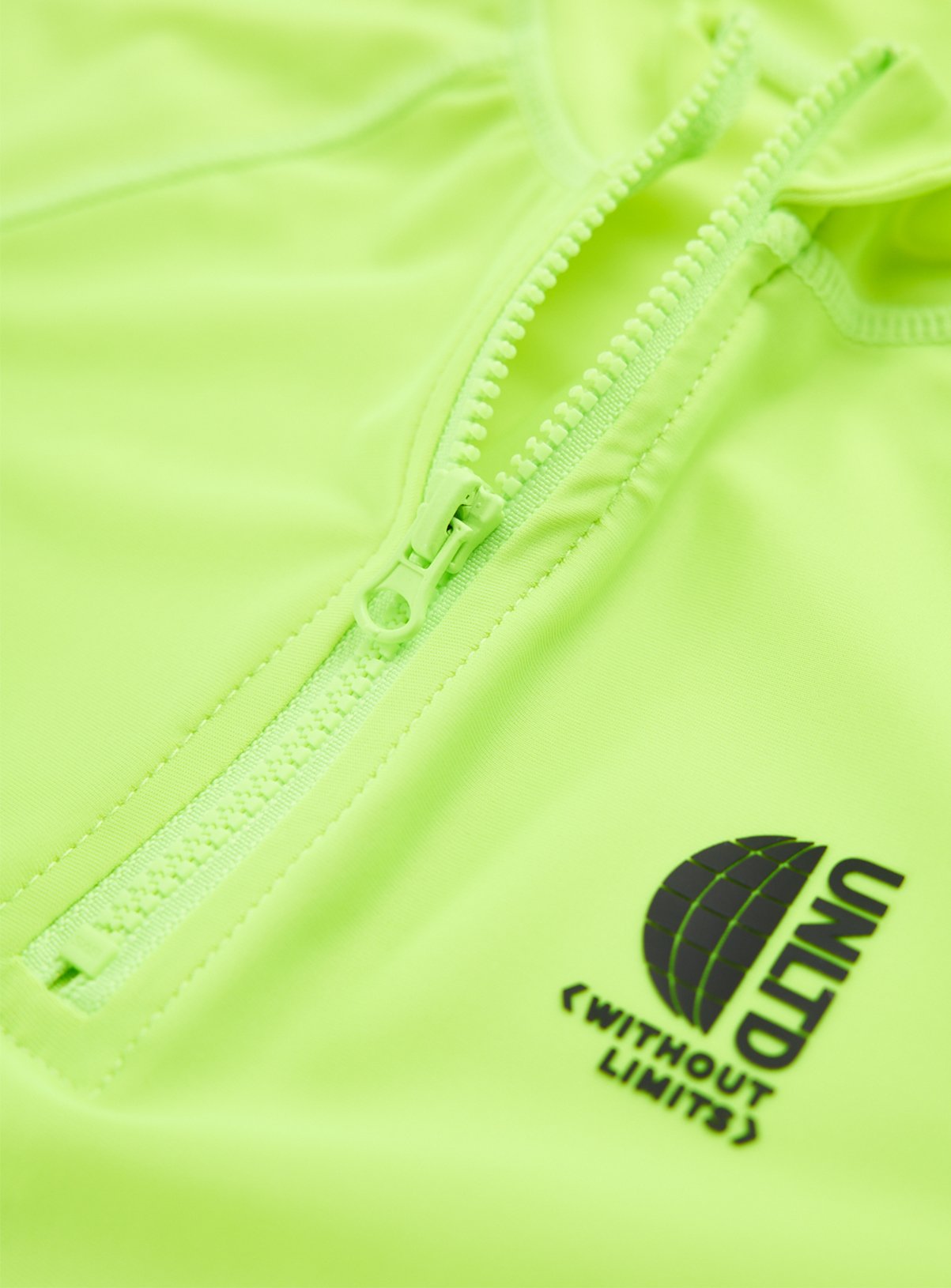Neon Lime Rash Vest 10-11 years - Image 2 thumbnail
